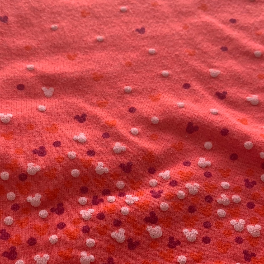 Disney Junior Coral Kids Minnie Mouse dress with Heart Pattern 3T - Picture 5 of 6